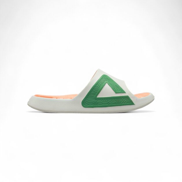 Peak Slippers Off White Green