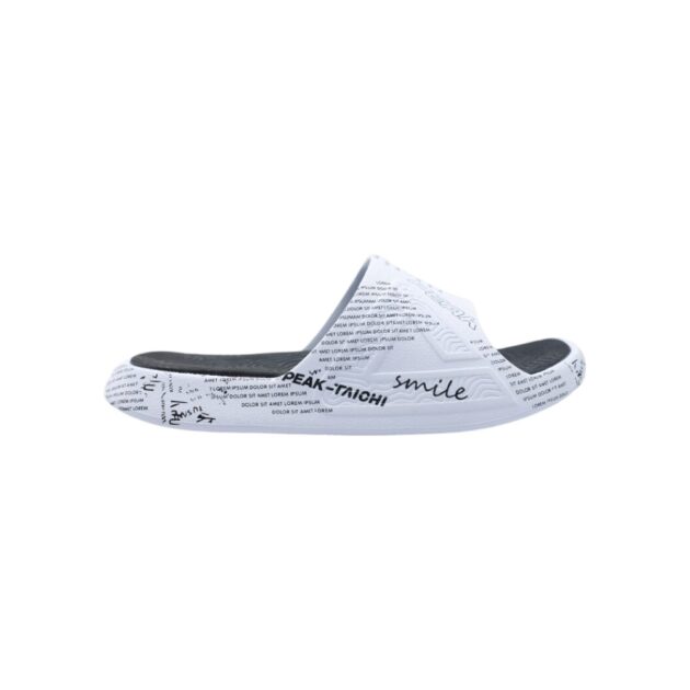Peak Slippers White/Black