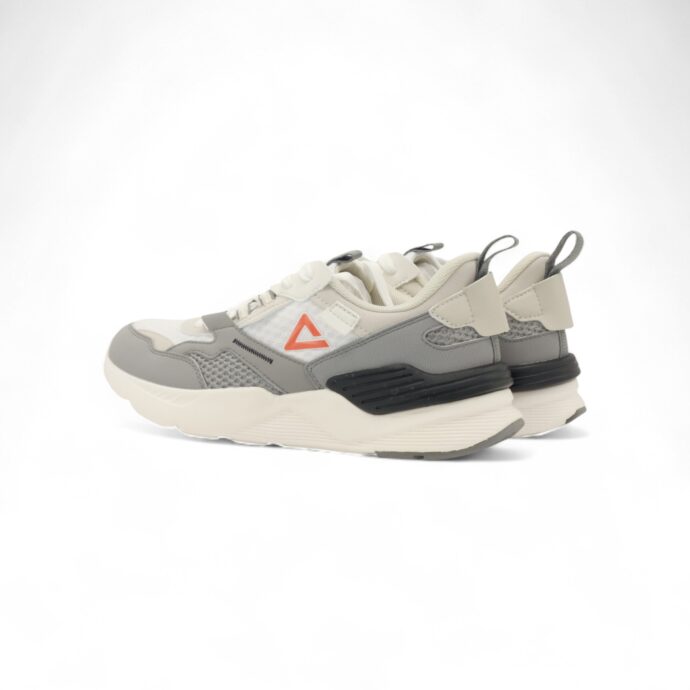 Peak Casual Shoes White Mid Grey – Image 2