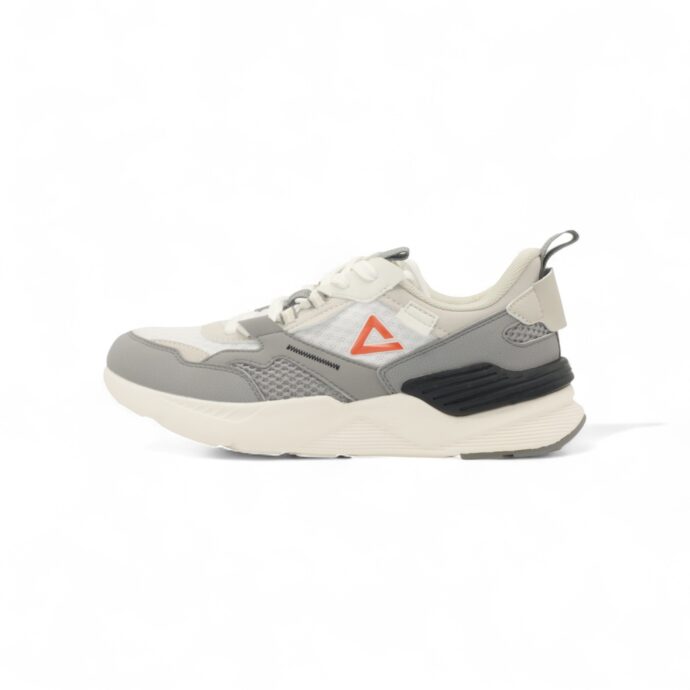 Peak Casual Shoes White Mid Grey – Image 4
