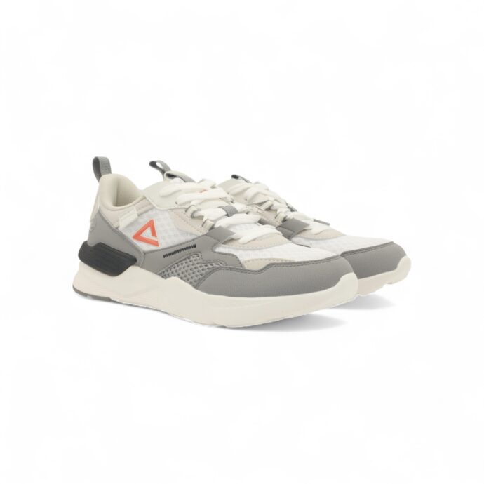 Peak Casual Shoes White Mid Grey – Image 3