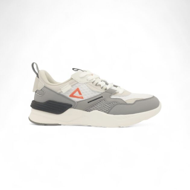 Peak Casual Shoes White Mid Grey