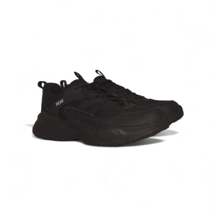 Peak Retro Casual Shoes All Black – Image 2